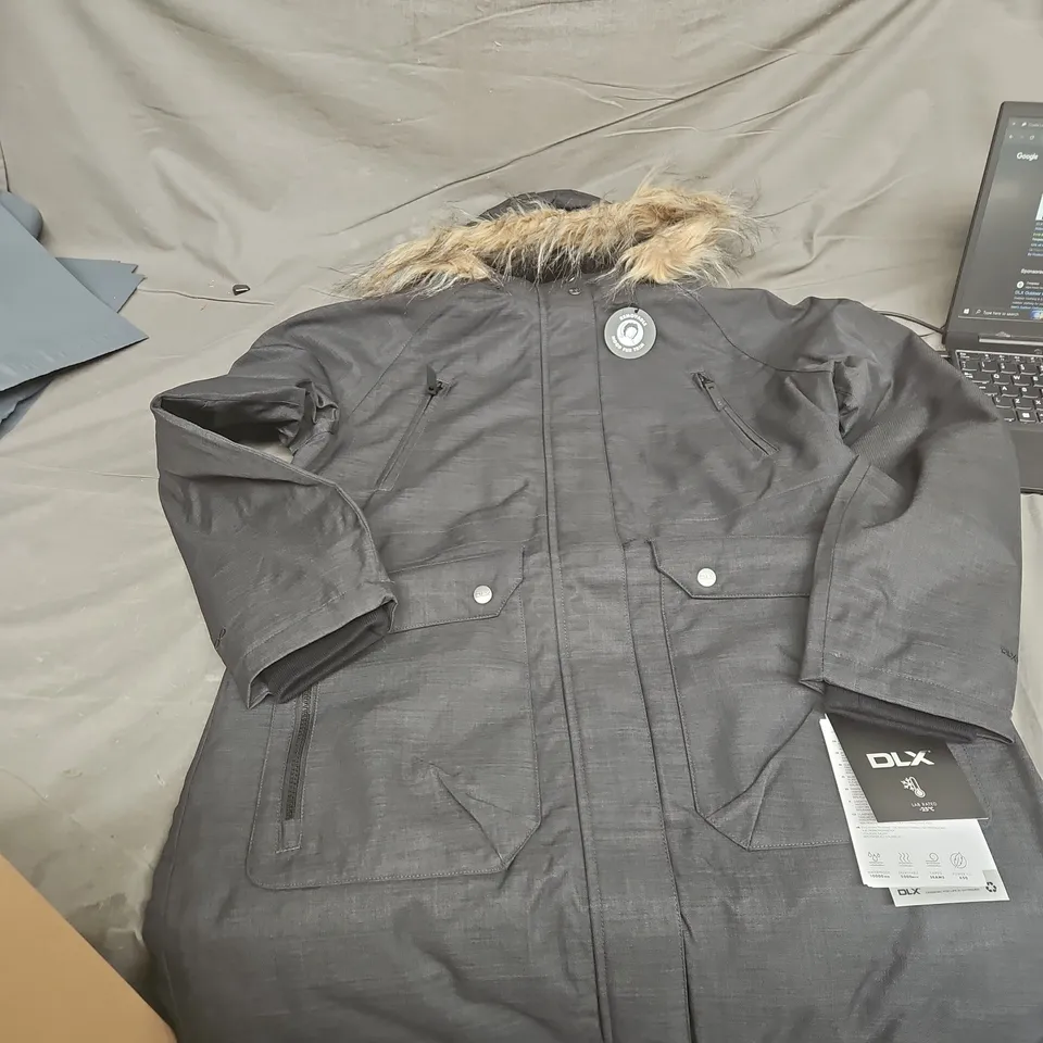 DLX DANA-FEMALE DOWN JACKET – BLACK MARL – SIZE L