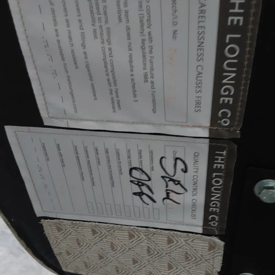 QUALITY BRITISH DESIGNER LOUNGE Co JACOB SWIVEL CHAIR DIAMOND IVORY FABRIC 