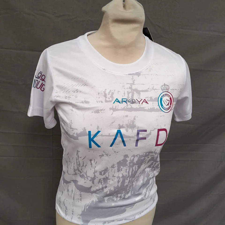 AL-NASSR RONALDO PRINTED FOOTBALL TOP SIZE KIDS 22 
