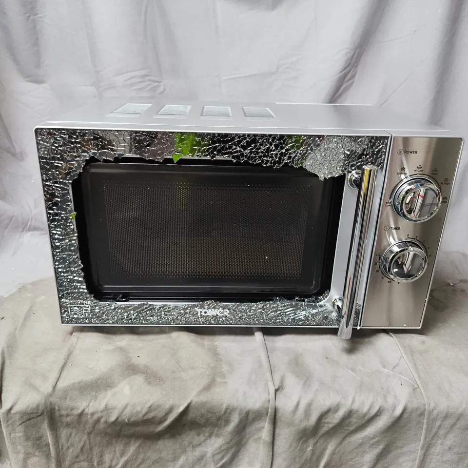 TOWER 20L 800W MICROWAVE – SILVER, MODEL T24015S