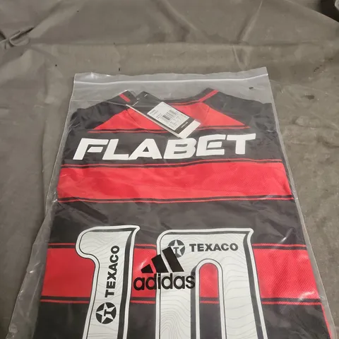 ADIDAS ATHLETIC TOP WITH TEXACO SPONSORSHIP PRINT β SEALED IN BAG SIZE L