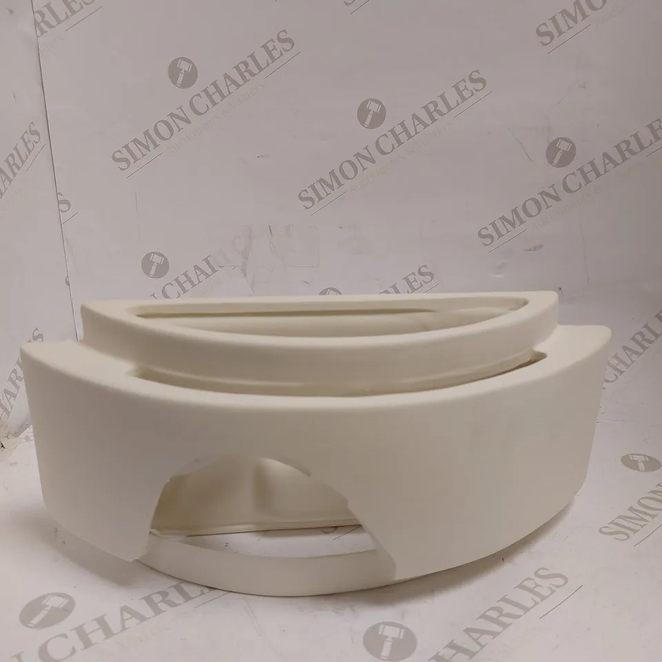 JOHN LEWIS MATT CERAMIC CURVE WALL WASH