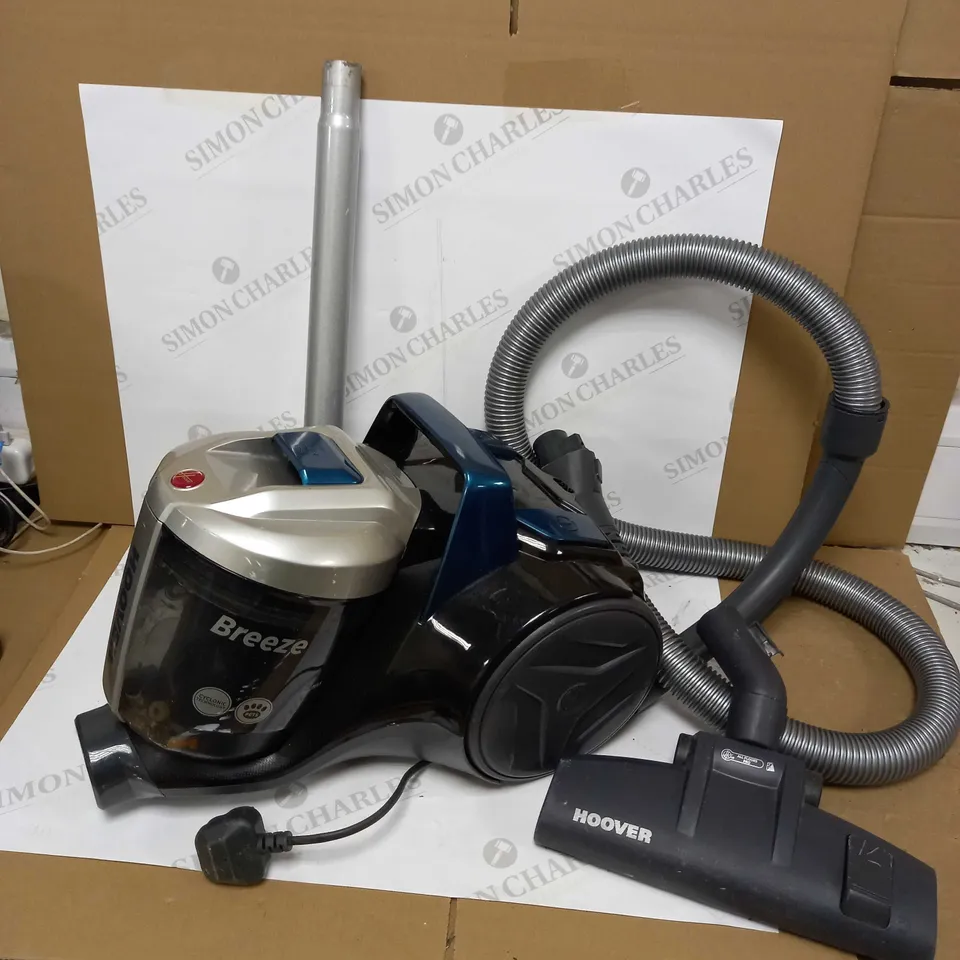 HOOVER BR71 BR02 BREEZE PETS BAGLESS CYLINDER VACUUM CLEANER