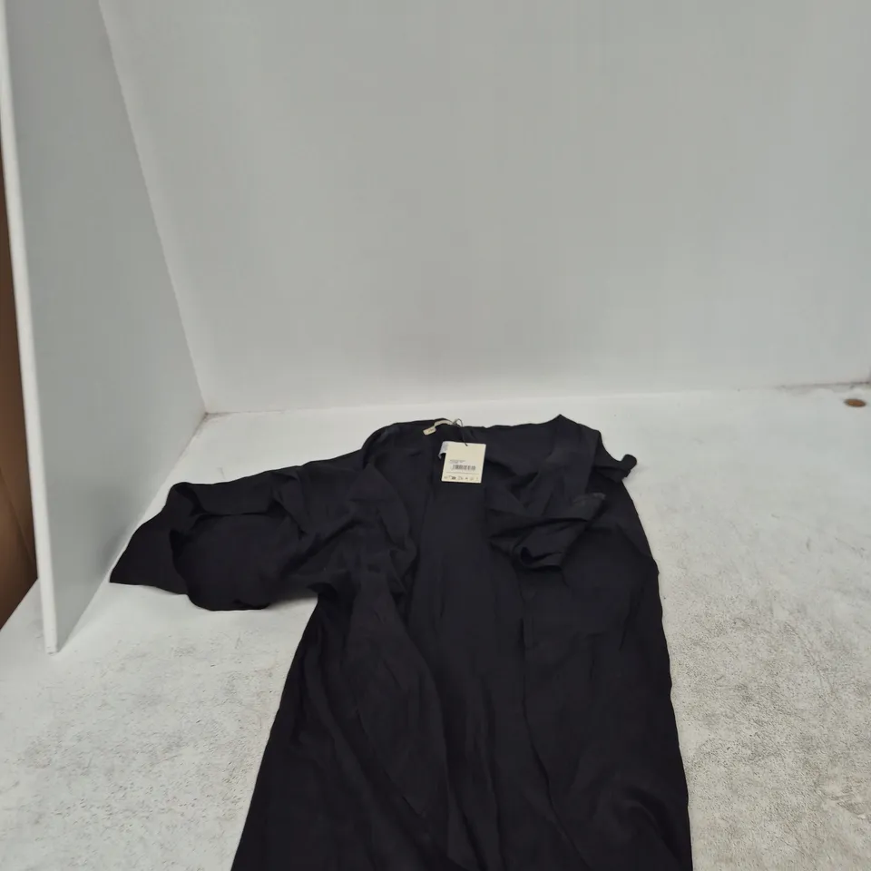 THE NEW SOCIETY MELISSA WOMAN WRAP SKIRT – MIDNIGHT BLACK – XS/S
