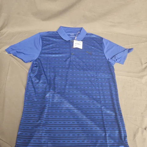 PUMA DASH POLO IN NAVY - LARGE