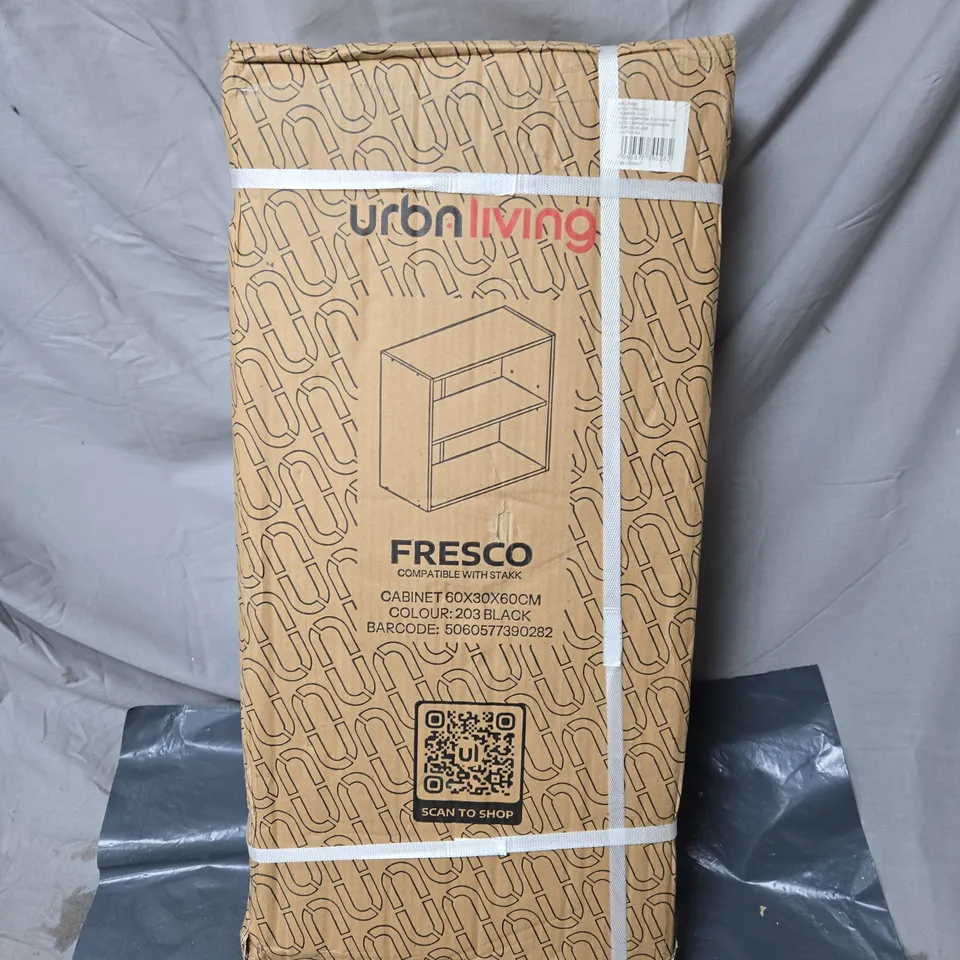 URBAN LIVING FRESCO CABINET – 60 X 30 X 60 CM, BLACK (BOXED)