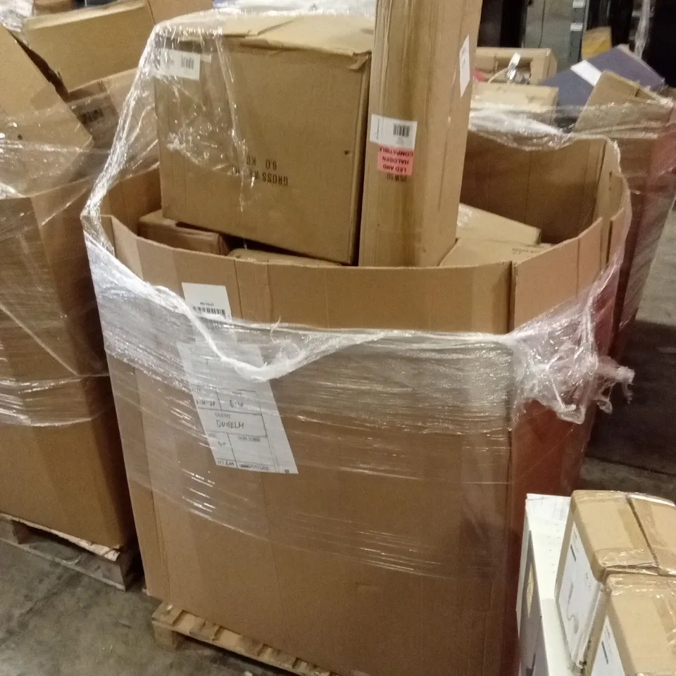 PALLET OF APPROXIMATELY 30 ASSORTED INDOOR LIGHTING PRODUCTS