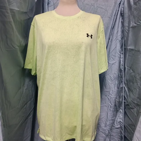 UNDER ARMOUR THE TECH TEE – LOOSE FIT T‑SHIRT, MINT GREEN, SIZE XL (UK)
