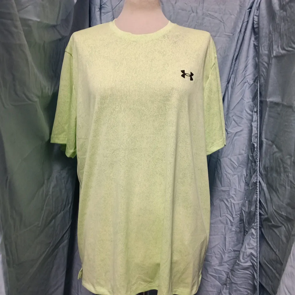 UNDER ARMOUR THE TECH TEE – LOOSE FIT T‑SHIRT, MINT GREEN, SIZE XL (UK)