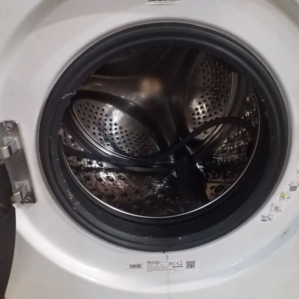 HISENSE 5S SERIES WD5S1045BW 60CM FREESTANDING 10.5/6 KG FRONT LOAD INVERTER WASHER DRYER WITH AUTO DOSE WIFI ENABLED STEAM WASH - 19 PROGRAMS 1400 RPM WHITE ENERGY RATING A/D [ENERGY CLASS A]