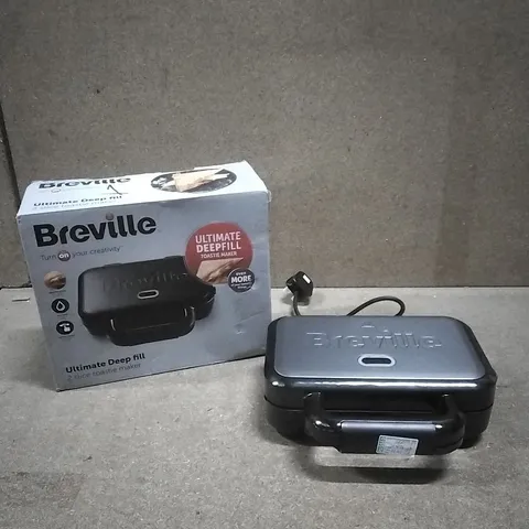 BOXED BREVILLE VST082 ULTIMATE DEEP FILL SANDWICH TOASTER