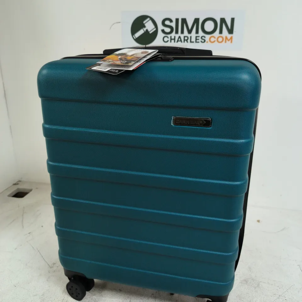 CABIN MAX TEAL HARD-SHELL CARRY-ON SUITCASE – 4-WHEEL