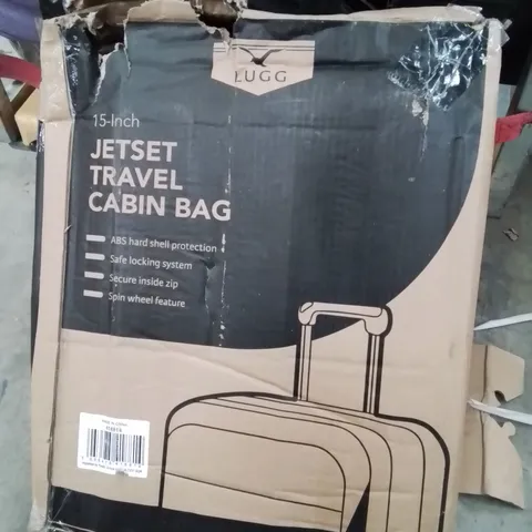 BOXED LUGG JETSET 15" TRAVEL CABIN SUITCASE -BLACK-