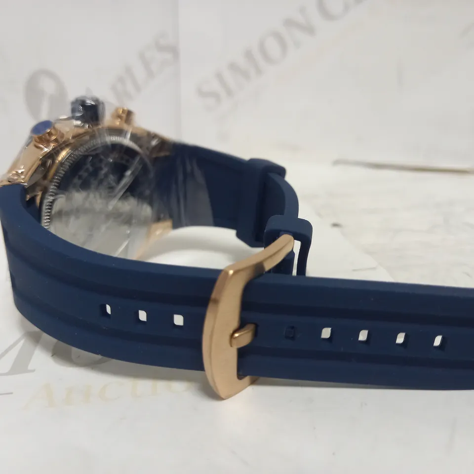 RUCKSTUHL CHRONOGRAPH STYLE RUBBER STRAP WATCH RRP £560