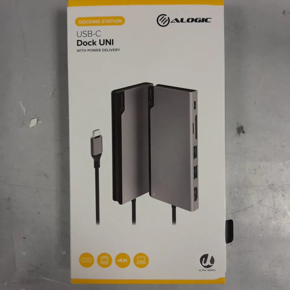 5 X BOXED ALOGIC USB-C DOCK UNI DOCKING STATIONS 