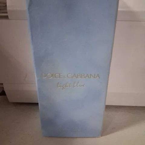 BOXED DOLCE AND GABBANA LIGHT BLUE EAU DE TOILETTE 200ML