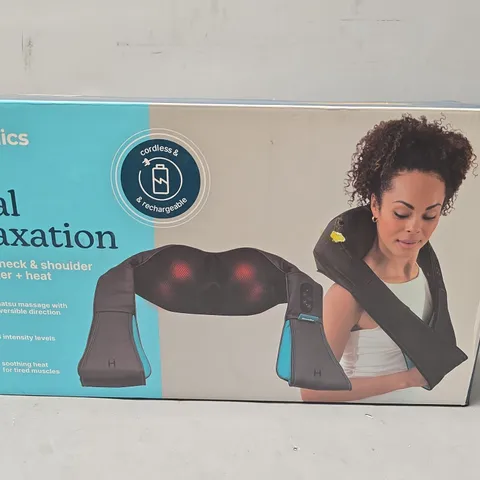 BOXED HOMEDICS SHIATSU NECK AND SHOULDER MASSAGER