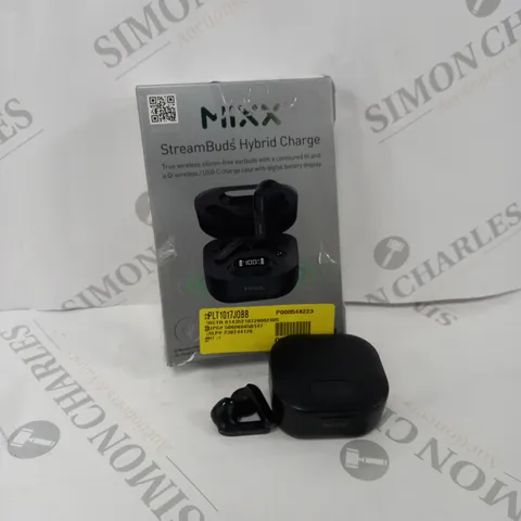 BOXED MIXX STREAMBUDS HYBRID CHARGE TRUE WIRELESS EARBUDS