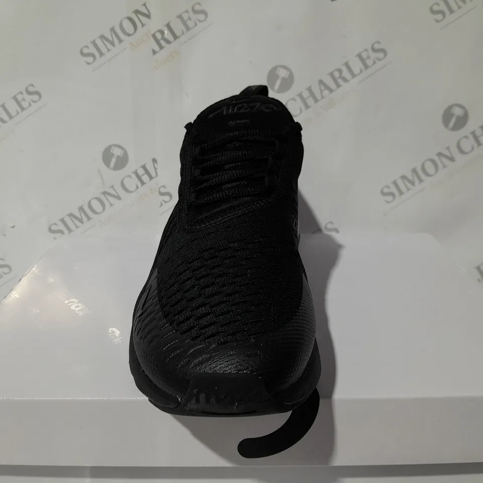 NIKE AIR MAX 270 BLACK TRAINERS - UKL 8 