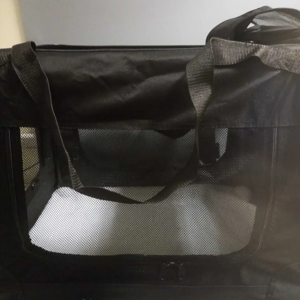 PORTABLE SOFT FABRIC PET CARRIER FOLDING DOG CAT PUPPY TRAVEL TRANSPORT BAG