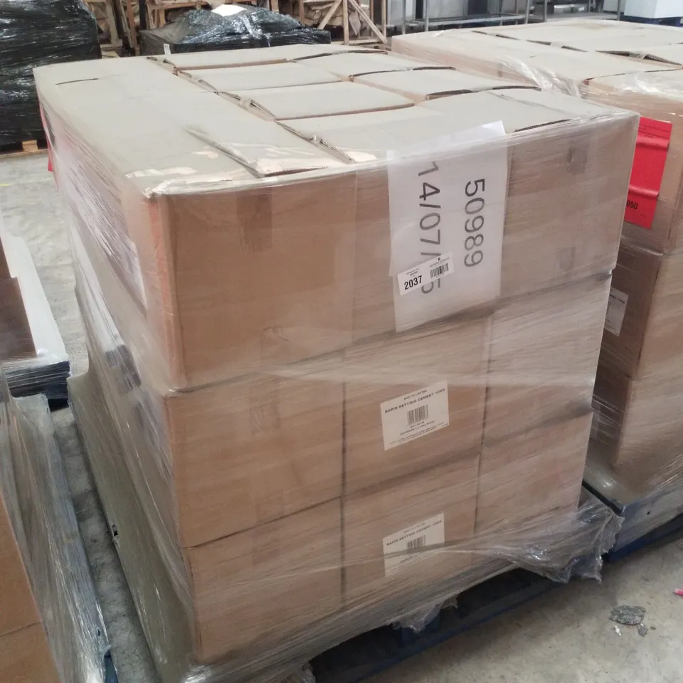 PALLET CONTAINING APPROXIMATELY 36 BUCKETS OF BOSTIK CEMENTONE RAPID SETTING WATERPROOF CEMENT 10KG