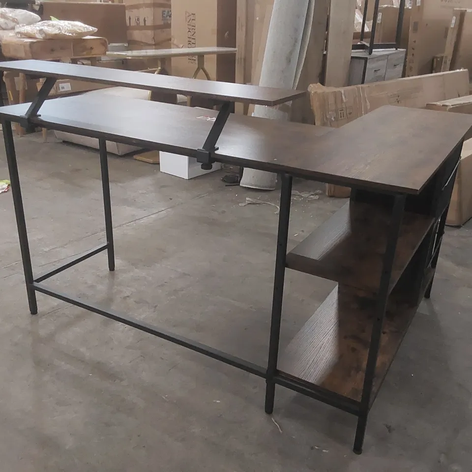 RYSTER L-SHAPED COMPUTER DESK