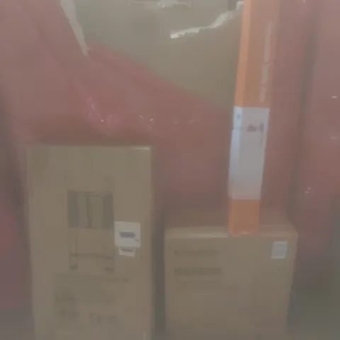 PALLET OF ASSORTED HOUSEHOLD GOODS AND PRODUCTS TO INCLUDE;LADDER,RETRACTABLE SAFETY GATE,WATER FILTRATION SYSTEM