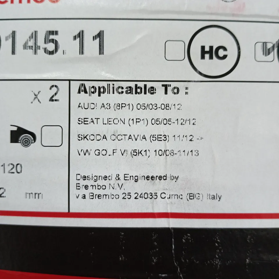 BREMBO PRIM BRAKE DISCS - 09.9145.11
