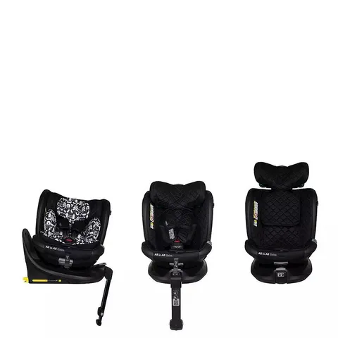 BOXED ALL IN ALL EXTRA ISIZE 360 ROTATE R129 CAR SEAT (40-150CM) - SILHOUETTE
