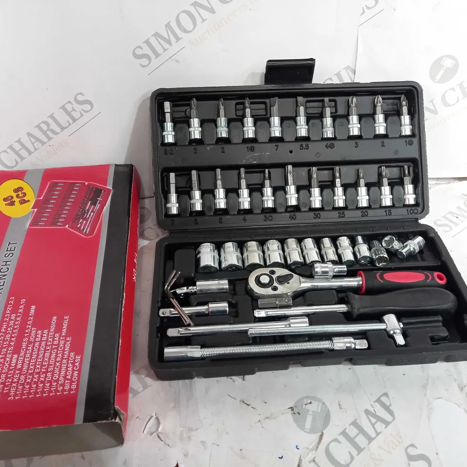 BOXED 46PCS SOCKET WRENCH SET