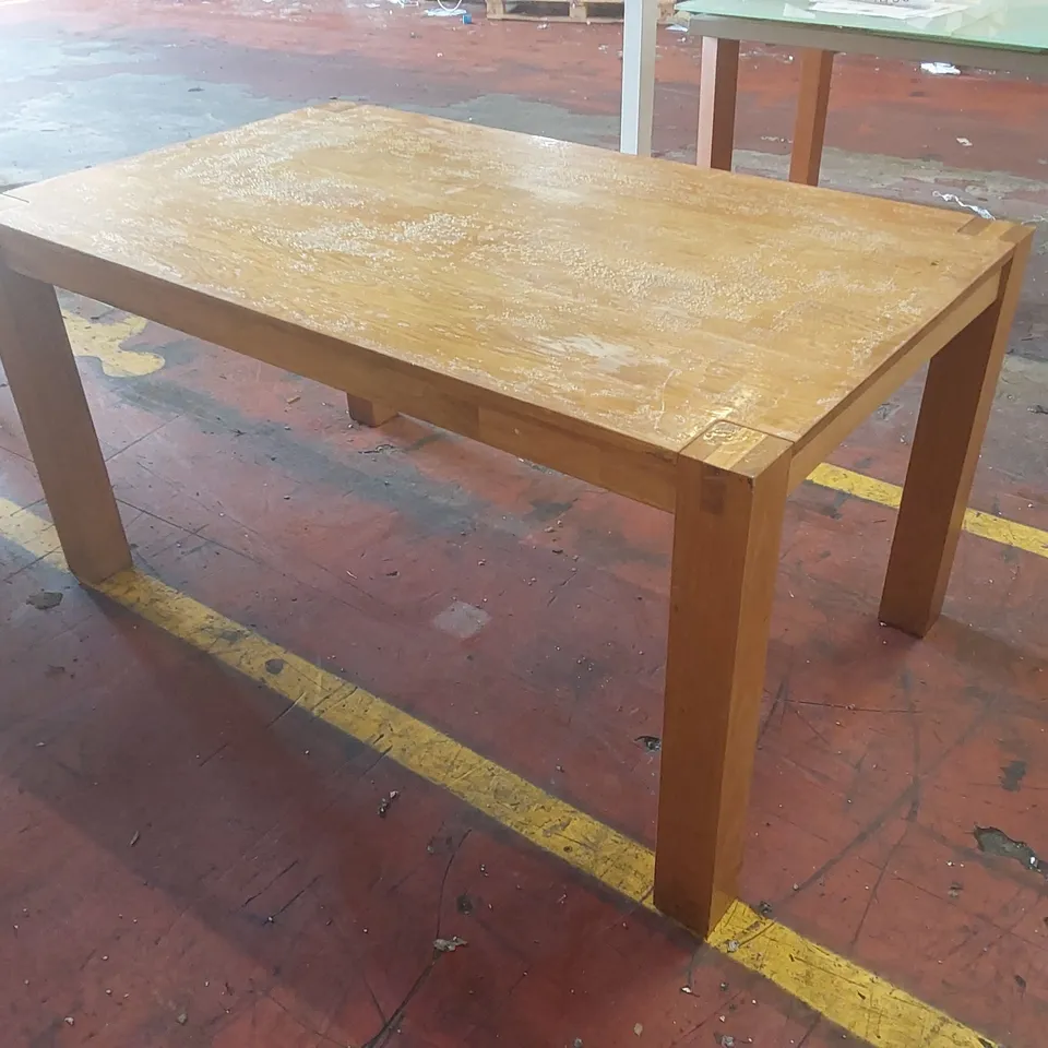 SOLID WOOD RESTAURANT DINING TABLE