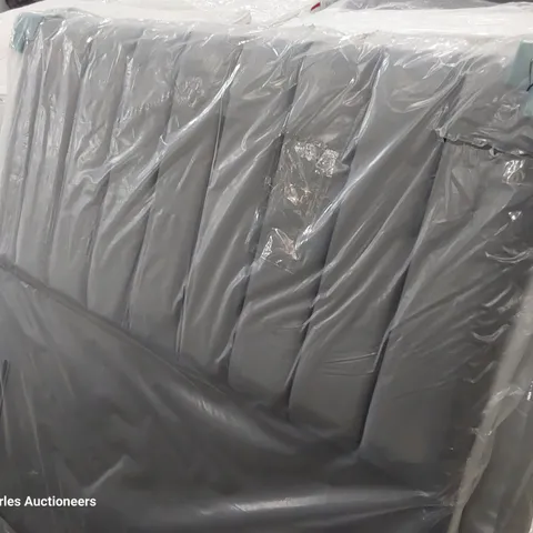 BAGGED 4'6" DOUBLE HEADBOARD CHARCOAL FABRIC