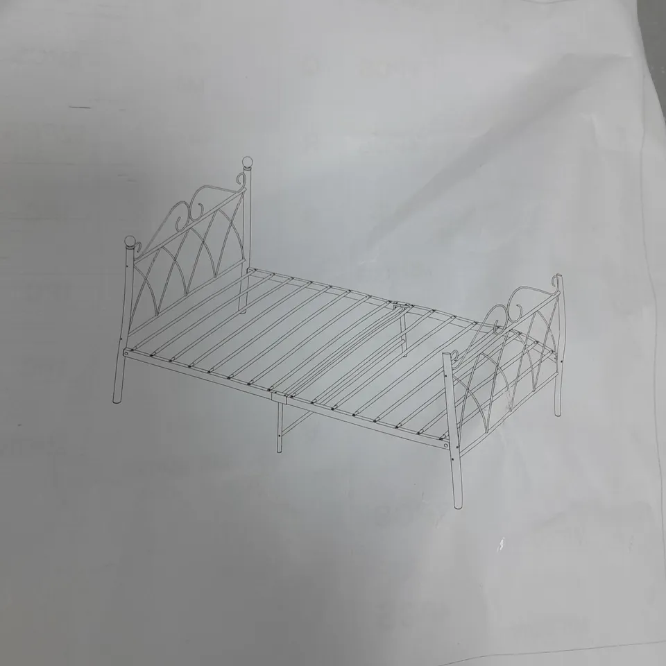 BOXED WHITE SINGLE BED - COLLECTION