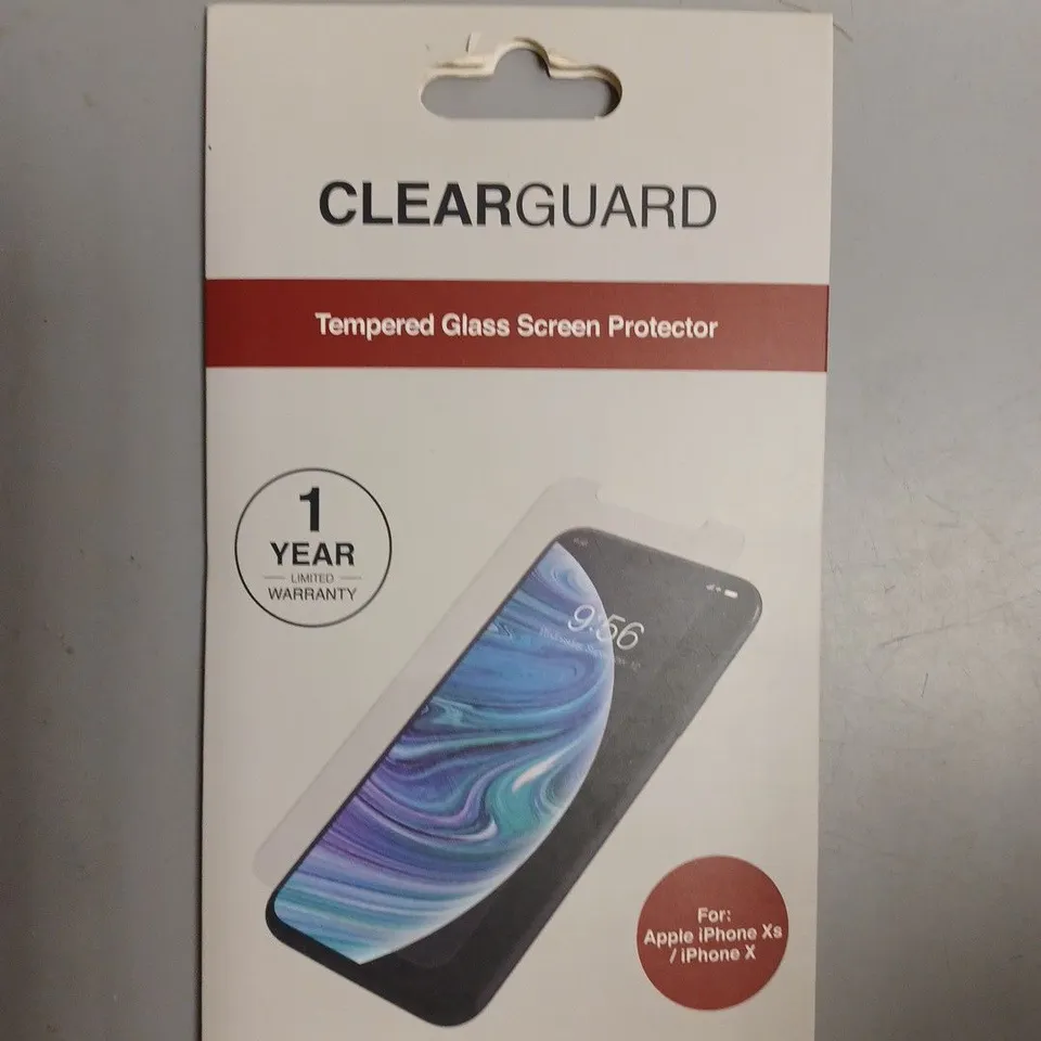 APPROXIMATELY 100 CLEAR GUARD TEMPERED GLASS SCREEN PROTECTORS FOR VARIOUS IPHONE MODELS