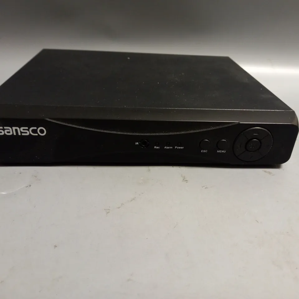 SANSCO SECURITY SYSTEM WITH FOUR CAMERAS BLACK