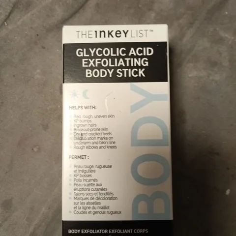 THE INKEY LIST GLYCOLIC ACID EXFOLIATING BODY STICK – 45 G (BOXED)