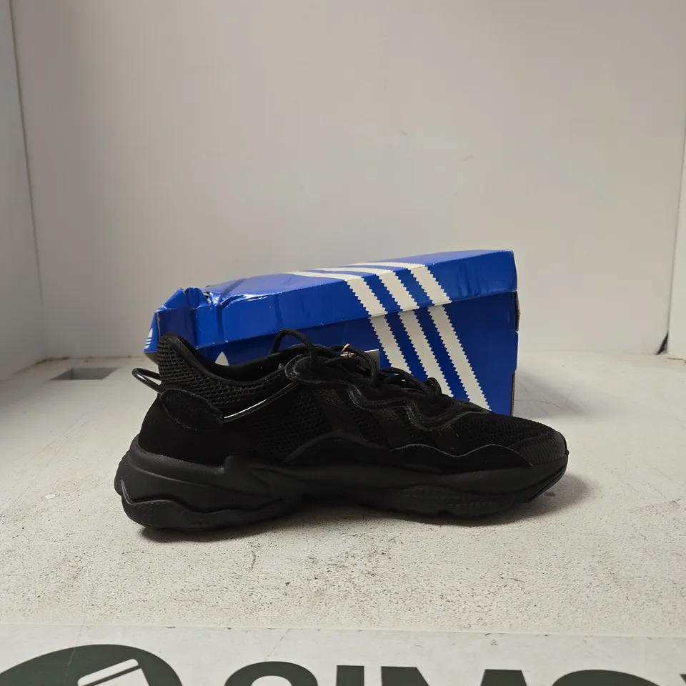 ADIDAS OZWEEGO SNEAKERS – BLACK, UK 8 (US 8.5)