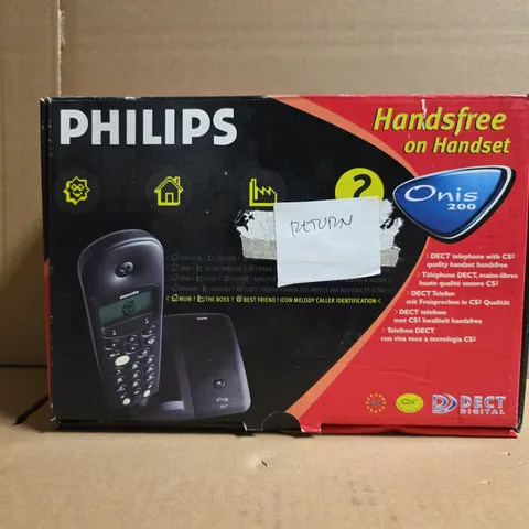 BOXED PHILIPS ONIS 200 DECT CORDLESS TELEPHONE