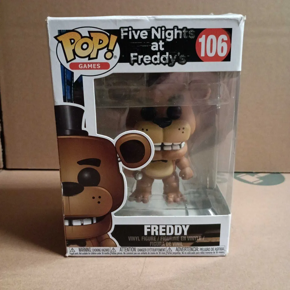 FUNKO POP! GAMES FREDDY – FIVE NIGHTS AT FREDDY'S VINYL FIGURE #106 