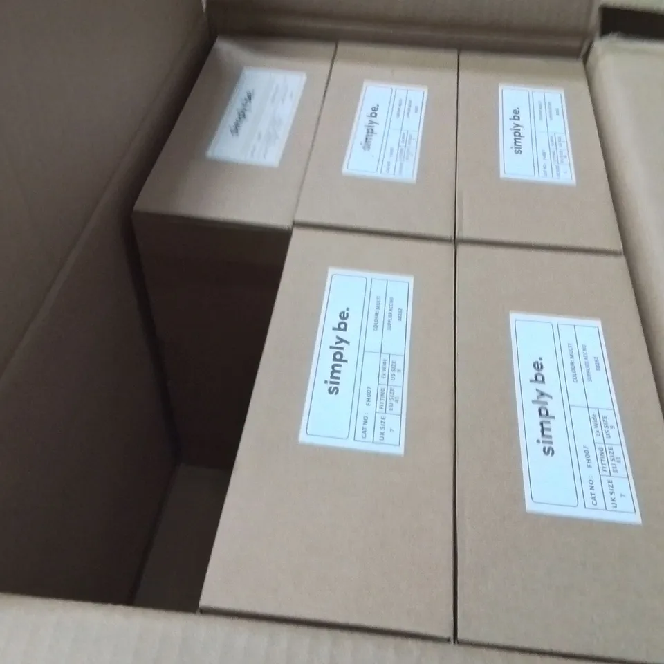 BOXED BRAND NEW APPROXIMATELY 6 SIMPLY BE PATSY WIDE WOMEN'S SHOES MULTI COLOUR SIZE UK7