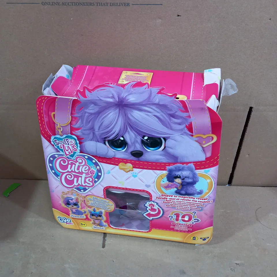 LITTLE LIVES PETS CUTIE CUTS-PURPLE RRP £29.99