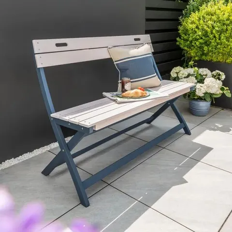 BOXED GALAXY 2 SEATER FOLDING BENCH (1 BOX)