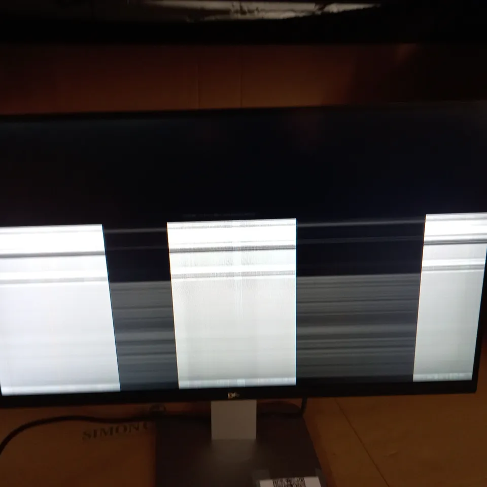 DAMAGED DELL 27" U2715H FLAT PANEL MONITOR WITH ADJUSTABLE STAND - COLLECTION ONLY