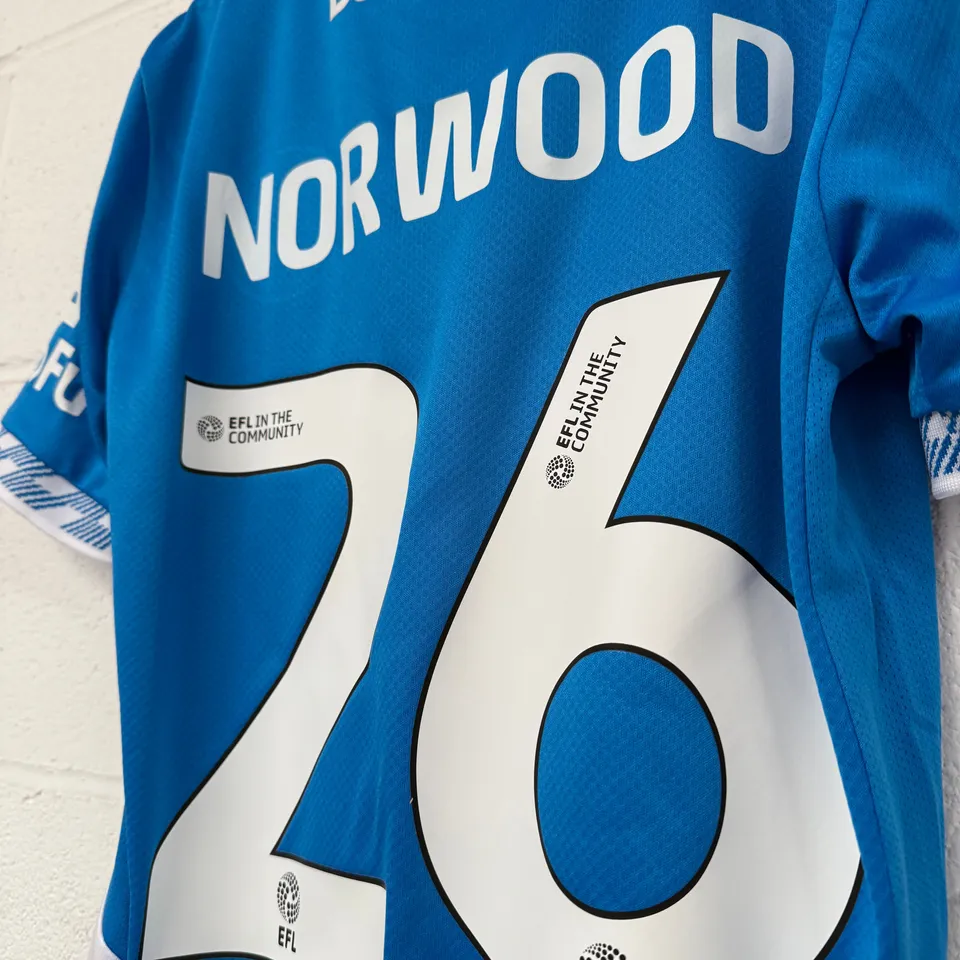 #26 - Oli Norwood - Play-Off Football Shirt 24/25 - Size S