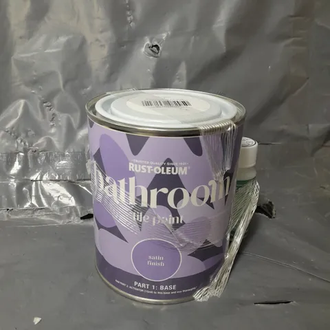 RUST-OLEUM ANTIQUE WHITE SATIN BATHROOM TILE PAINT 750ML - ANTIQUE WHITE