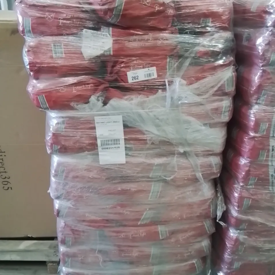 PALLET CONTAINING APPROXIMATELY 100 BRAND NEW 2 PACK INSTANT LIGHT CHARCOAL BAGS