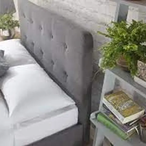 BOXED ELINOR UPHOLSTERED BED FRAME (3 BOXES)