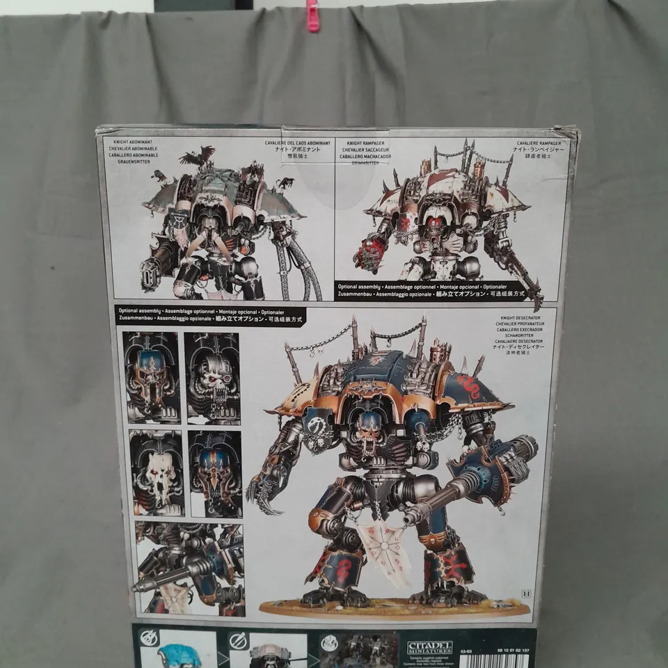 WARHAMMER 40,000 - CHAOS KNIGHTS - KNIGHT ABOMINANT - 1 MINIATURE