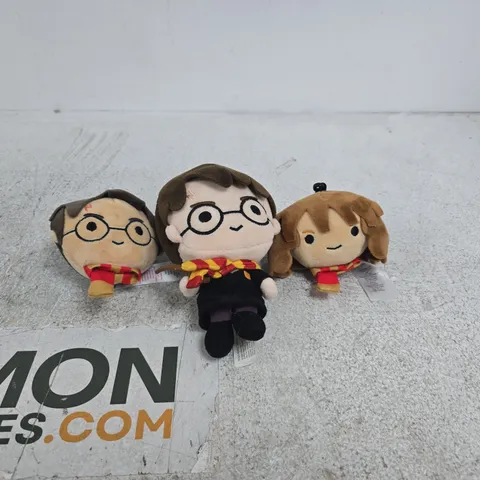 SET OF 3 HARRY POTTER SOFT TOYS