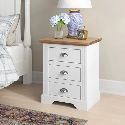 BOXED SPARTA MANUFACTURED WOODEN BEDSIDE TABLE